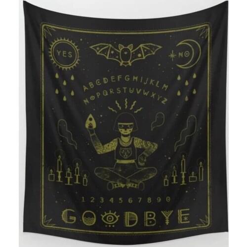 Ouija Board Tapestry Wall Hanging Tapestries Decor Wall Art Sheet Towel Table Cloth Yoga Mat Comfort Air Condition Dining Room