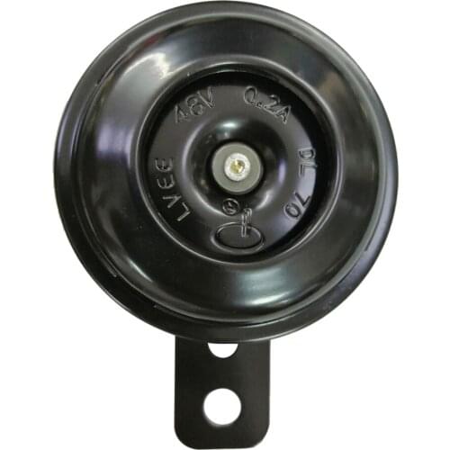 Loud Motorcycle Horn Scooter Bracket for Electric Bike Black 48V 0.2A