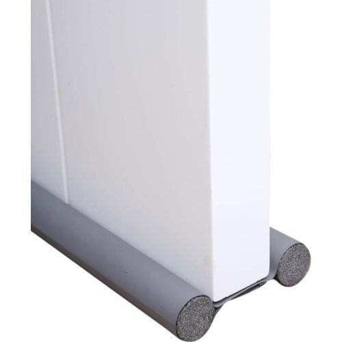 Door Flap Door Seal Anti-Collision Cuttable Adhesive Leather Bra Detachable Windproof Prevent Bug Under Sofa Stripe