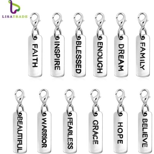 Classic Floating Charms Pendant For Glass Living Lockets Alphabet Letter words Charms for Lockets DIY Gift LSFE33*20