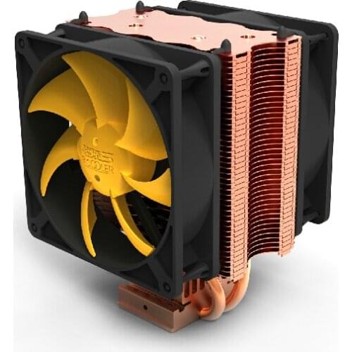 PcCooler S90D dual-fan 90mm fan, 2 heatpipe,for Intel LGA775/1150/1155/1156/1366,for AMD 754/939/AM2+/AM3/FM2 CPU cooling