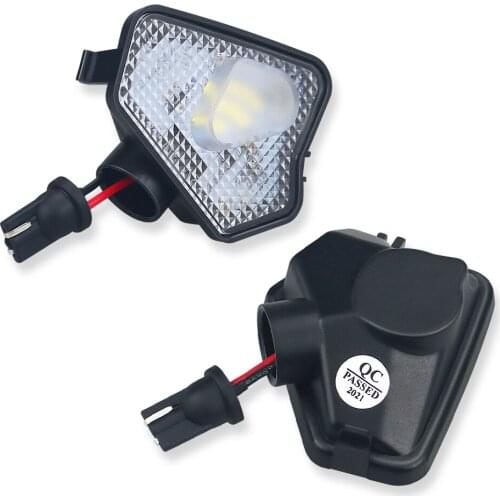 2PCS Car LED Under Side Mirror Light Puddle Lamp for Mercedes Benz W204 W212 W176 W246 W117 W218 W209 W221 C117 W242 C216 C207
