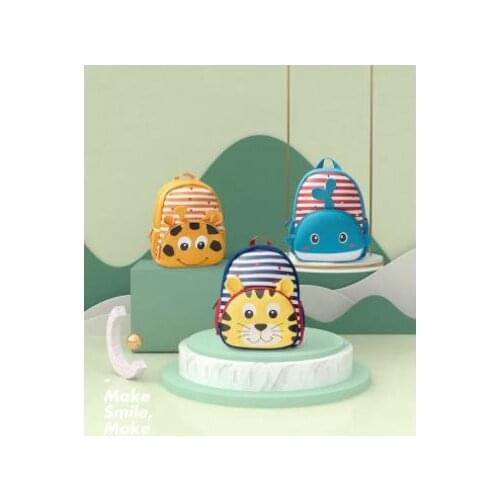 2021 Hot-Selling ChildrenS Toddler Boys and Girls Cartoon Animal Backpack Kindergarten School Bag Baby Large Capacity Backpack