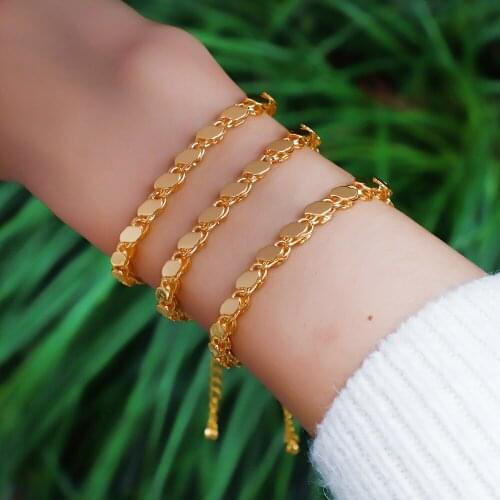 Fashionable Wristband Muslim Islamic Gold Color Bracelets Middle East Arab Turkish Oman Allah Bracelet for Women Never Faded