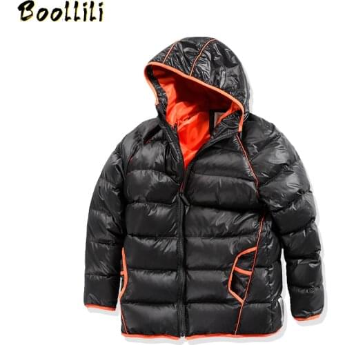 Boollili Korean Fashion Plus Size Puffer Jacket Men Winter Coat Men 90% White Duck Down Jacket Warm Parka Casaco
