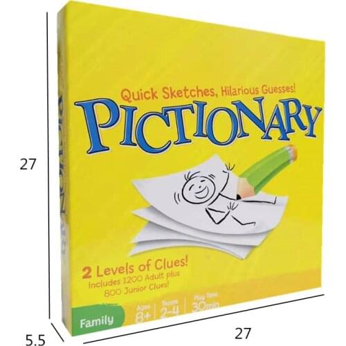 Pictionary Game You Draw Me Guess Leisure Parent-child Interaction Board Game Toys