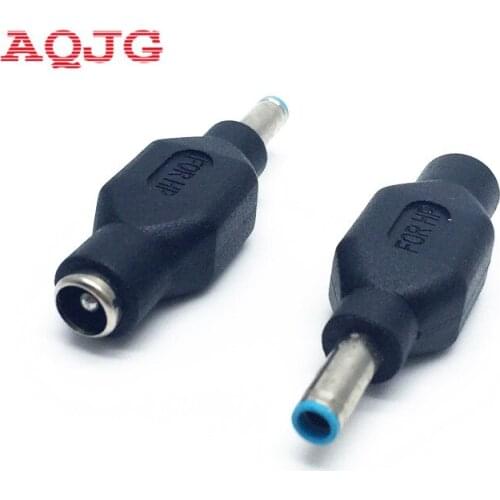 New model For HP 4.5*3.0 Portable DC tips power charger female 5.5*2.1 with chip inside could charge battery