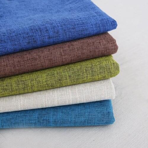 Thicken Upholstery Linen Sofa Fabric Material for Sewing DIY Handmade Tablecloth Curtain Fabrics