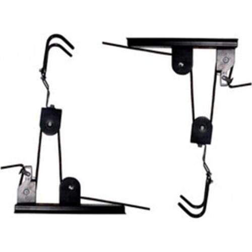 Hanging Lift Pulley Rack Cradle Pulley Rack Durable Easy Installation Hoist Heavy Duty Garage Load Indoor Kayak Canoe N0PA