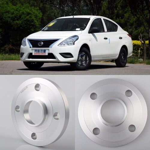 2PCS 4x100 60.1CB Aluminum Centric Wheel Spacers Tire Adapters Rims Flange Hubs For Nissan Sunny 2014-2018