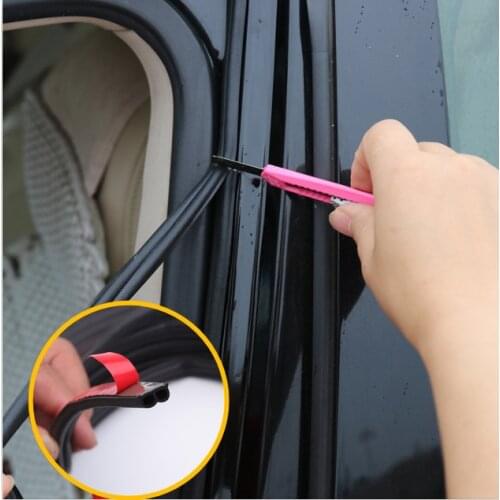 Car Door Rubber Seal Strip Sound Insulation Weatherstrip Edge Trim Noise Insulatio BType Waterproof Car Sticker Noise Insulation