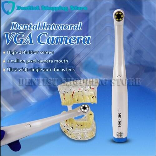 LED 2.0 Mega Oral Dental Intraoral Camera VGA Camera 1/4 Sony CCD Automatic Focusing Teeth Photo Shoot