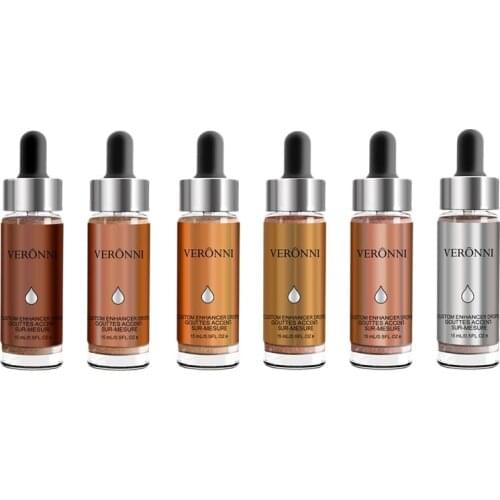 VERONNI 6Pcs Makeup Highlighter Face Contouring Makeup Brightener Concealer Liquid Primers Face Glow Cosmetics