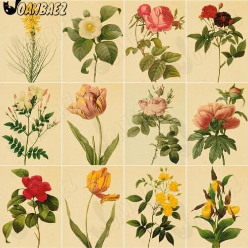 Vintage Flower Diamond Painting Single Bunch of Roses 5Ddiy Wall Art Cross Stitch Mosaic Patch Diamond Embroidery Home Decor