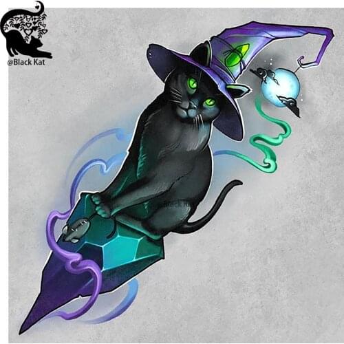 Magic Hat Black Cat and Mouse Metal Cutting Dies for Scrapbooking Craft Halloween Gift Card Making Stencil Embossing