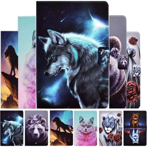 Animal Pattern Funda For Samsung Galaxy Tab A7 Lite Case 2021 SM-T225 SM-T220 Cover For Samsung Tab A7 Lite 8.7 inch Coque Caqa