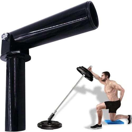 360° T Bar Gym Row for 2" Landmines Barbells Attachment Home Fitness Deadlift Leg Squat Exercises Workouts Heavy Duty Equipment