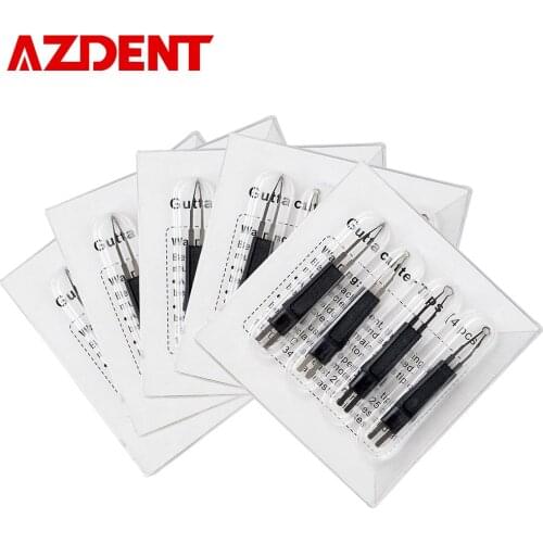 50 Set 4 Tips Nozzles Tooth Gum Cutter for AZDENT Dental Gutta Percha Endo Gutta Cutter Tooth Teeth Oral Hygiene Clinic Tools