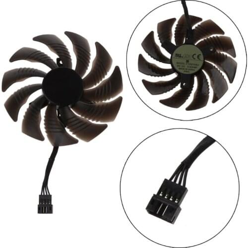 88MM T129215SU 4Pin Cooling Fan For Gigabyte GTX 1050 1060 1070 960 RX 470 480 570 580 Graphics Card Cooler Fan