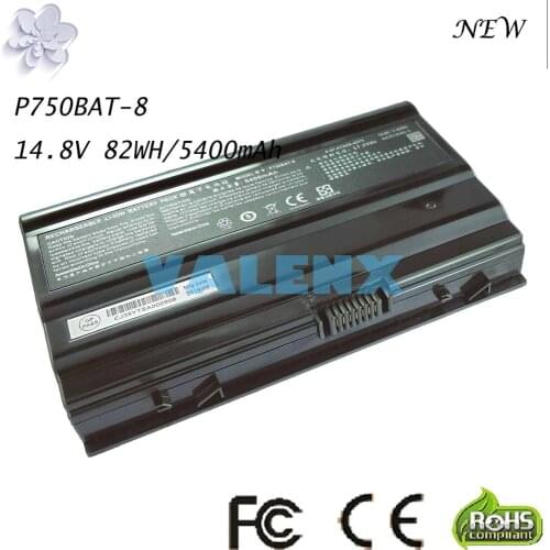82Wh P750BAT-8 Battery for Terrans Force X599 X799 X599 970M P750BAT-8 6-87-P750S-4271