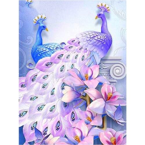 Diamond Art Peacock Diamond Painting Full Square/Round New Arrival Rhinestones Picture Diamond Embroidery Diamond Mosaic Animal