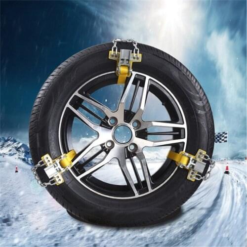 ToHuu Manganese Steel Car Tire Anti-skid Chain Emergency Tire Anti-skid Belt For Snow Road Sand Road Automotive Accessories