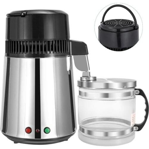 4L/1gal Pure Water Distiller 1L/H Water Purifier Machine Water Purifier Floral Water Pure Water Maker Distillation Machine 750W