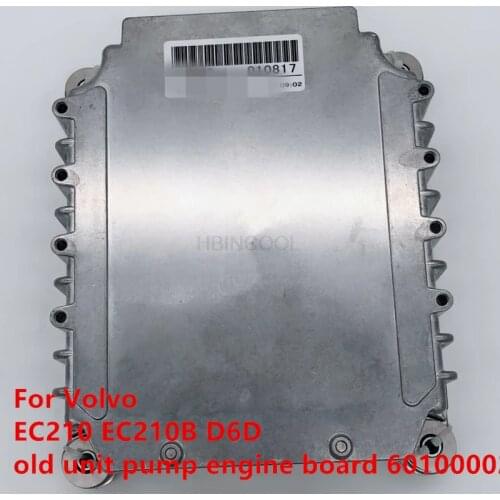 FOR Volvo excavator EC210 EC210B D6D old unit pump engine board 60100002 high quality excavator accessories free mail
