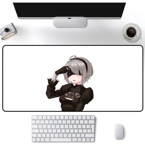 NieR Automata Mouse Pad Gamer Mousepad XL XXL Mouse Mat Large Desk Mat Computer Keyboard 80x40cm Speed Carpet Gaming Mousepad