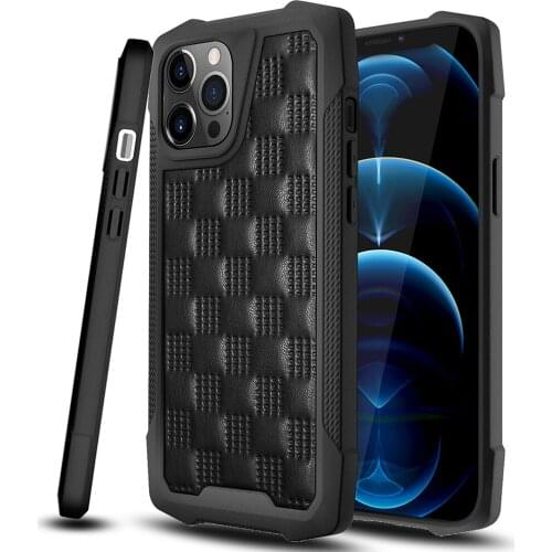 Leather Case For iPhone 12 Pro Max Shockproof Back Cover Bumper For Apple 11 X XS XR Hard PC Capa for 6 7 8 Plus SE 2020 Fundas