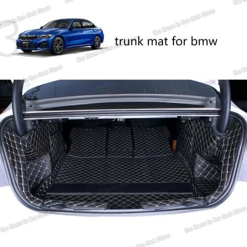 Leather Car Trunk Mat Cargo Liner for bmw G20 3 Accessories 2019 2020 2021 2022 m performance 318 320 330 rear boot auto