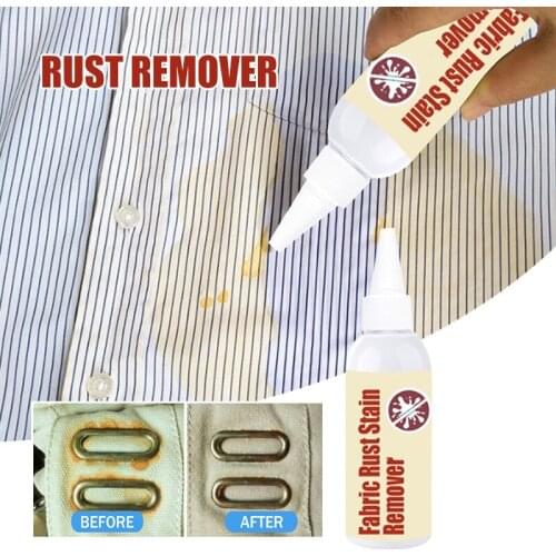 Fabric Rust Stain Remover Multi-purpose Clothes Cleaner Drop Clothing Cleansing Agent Rust Stain Remover Rust Remover Clothing