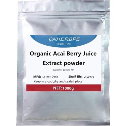 50-1000g Organic Acai Berry Juice Powder,Increase Energy, Provide a powerful antioxidant protection,Free shipping