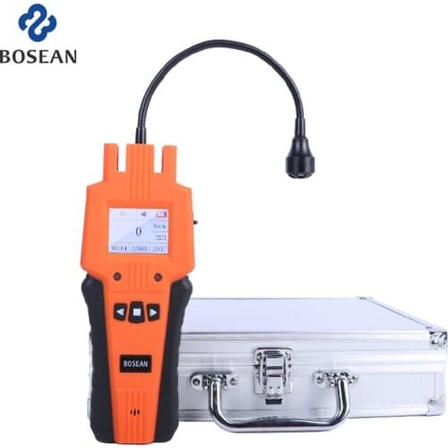 Bosean portable hydrogen sulfide gas analyzer gas leak detector with gooseneck K-300