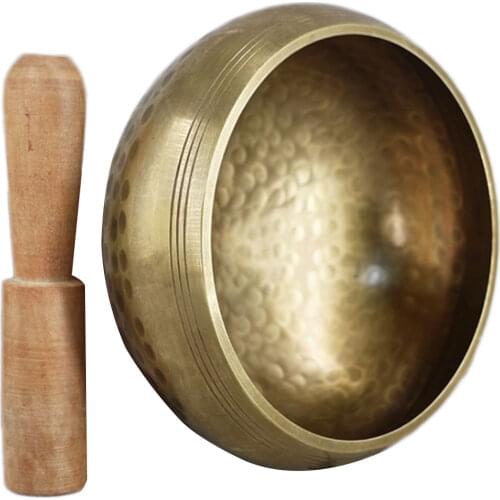 Hot Handmade Nepal Tibetan Singing Bowl Set Resonance Healing Meditation Yoga Bowl With Decorative Wall Home Decor 2 Size