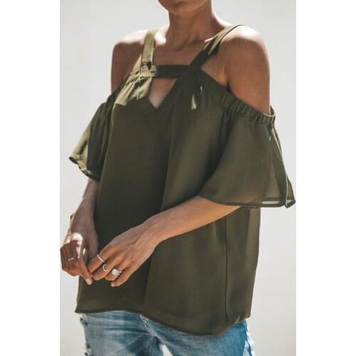S-XL women v neck short sleeve strap tops casual leisure brand tops off shoulder spring summmer t shirt tops