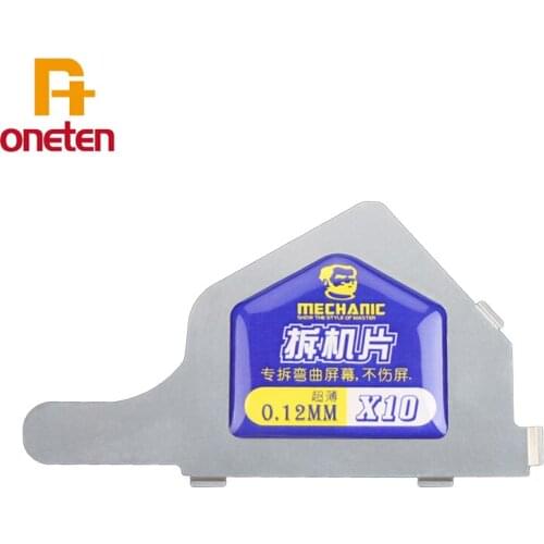 MECHANIC 3D Ultra-Thin Stainless Steel Card X10 For Disassembling LCD Screen Sheet Opening Tools