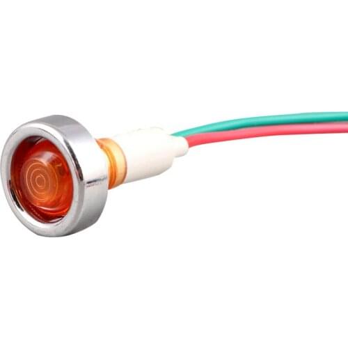 Indicator pilot light XD10-7 DC12V DC24V AC220V 10mm,Indicator Switch