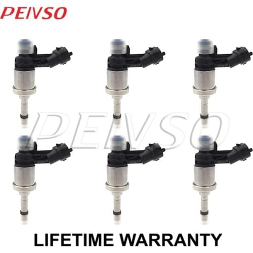6x 12638530 0261500114 fuel injector for Chevrolet Camaro 2010~2011 Traverse 2009~2011 3.6L V6