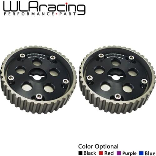 WLR - (One Pair) 2pcs Adjustable CAM GEARS KIT FOR Suzuki Swift GTI G13B cam pulley (Blue,Red,Purple,Black) WLR6543