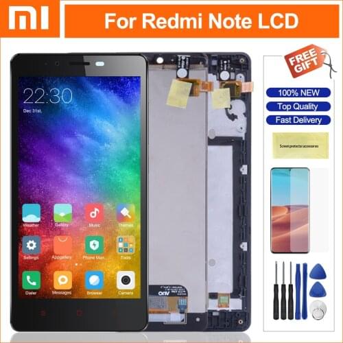 5.5" Lcd For Xiaomi Redmi Note LCD Display Touch Screen Digitizer Panel Assembly Replacement For Redmi Note 1 Screens