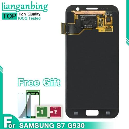 AMOLED LCD Display For SAMSUNG GALAXY S7 G930 G930A G930F LCD Display Touch Screen Digitizer Assembly Replacement 100% Tested
