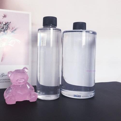 1 Set soft Clear Resin Epoxy High Adhesive 3:1 AB Crystal Glue Resin Jewelry Making phone case DIY 400g