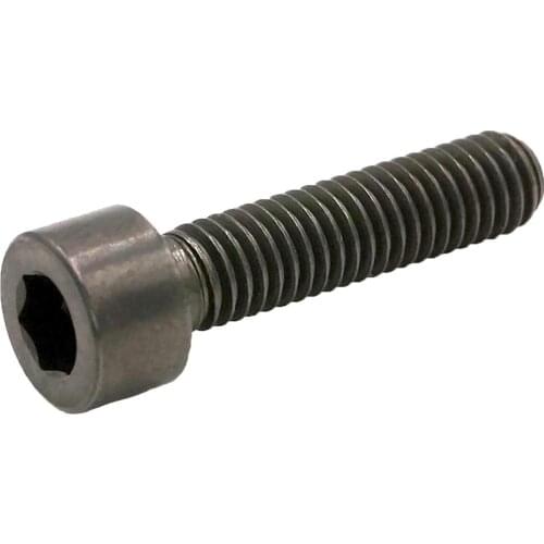 LOT 4 M6 x 25mm Black TC4 GR5 Titanium Alloy Allen Hex Screw Column Head Bolts For Bicycle