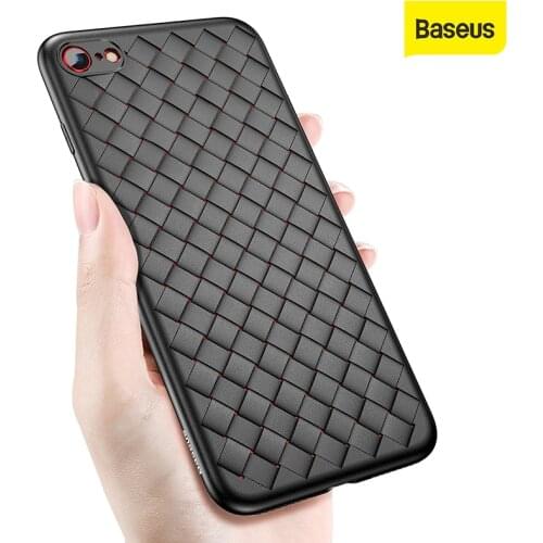 Baseus Weaveing phone case for iPhone 7 8 Silicone Protection Case for iPhone 7 8plus Luxury Ultra Thin Slim Soft TPU