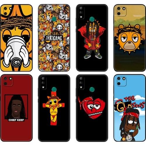 Black tpu Case For Huawei Y9S Y6S Y8S Y5P Y7P Y8P Case For Huawei Y5 lite Prime Y6 2019 Cover Fundas Glo Gang Chief Keef Capa