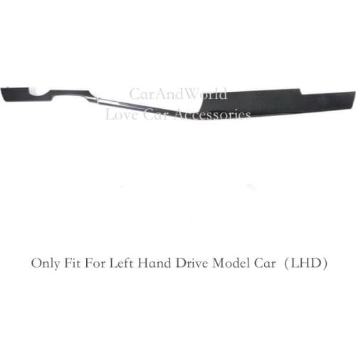 For KIA Optima K5 LHD 2020 2021 ABS Carbon Fiber Middle Console Strips Central Storage Box Panel Trims Cover Car Accessories