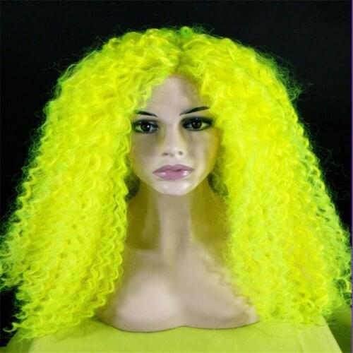 DC75 Ballroom dance costumes colorful wig cosplay women stage show wears catwalk models club performance dress dj disco bar suit