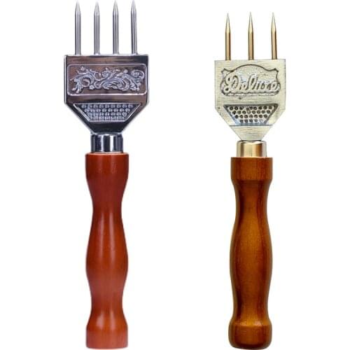 Ice Pick - Sturdy Ice Chipper, 304 Stainless Steel Three/Four Pronged Ice Crusher for Cocktail Bartender