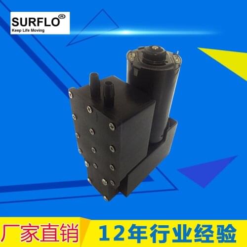 12V DC Mini high vacuum pump -75KPA oil free hig flow air inflating pump 20LPM portable high pressure air compressor 2.0bar